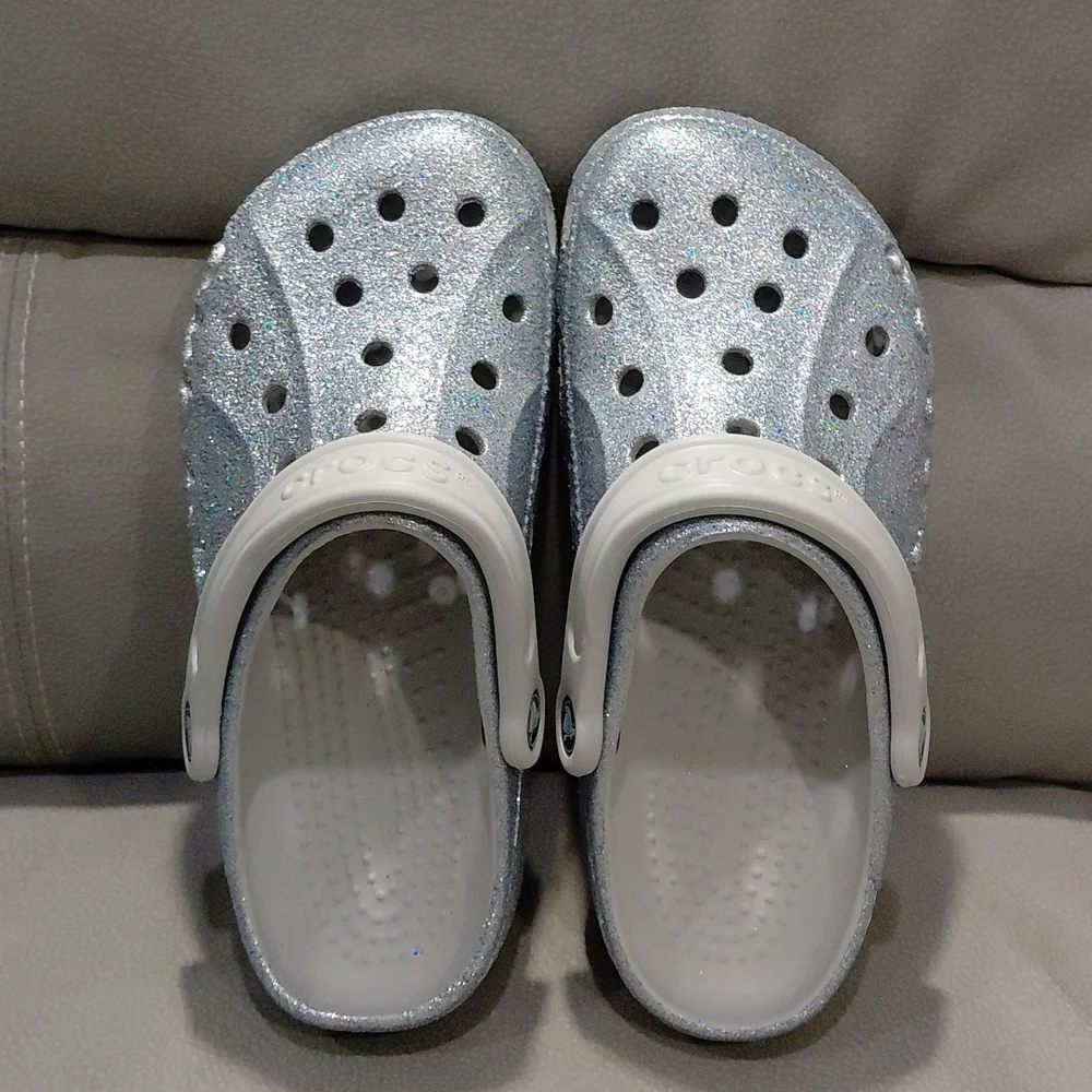 CROCS  Sparkly Clogs - Picture 2 of 9